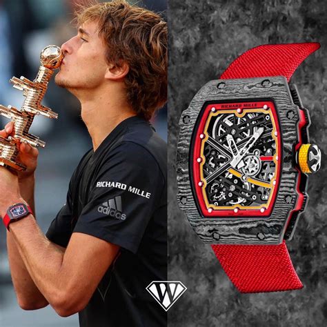 richard mille watch thin|richard mille alexander zverev.